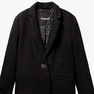 Desigual Berna Black Blazer. NWT. Size 8